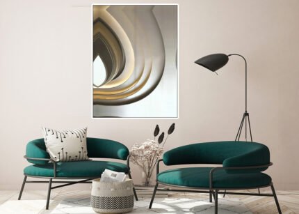 Modern Abstract Architectural Elements Wall Art-(Sizes in cm)