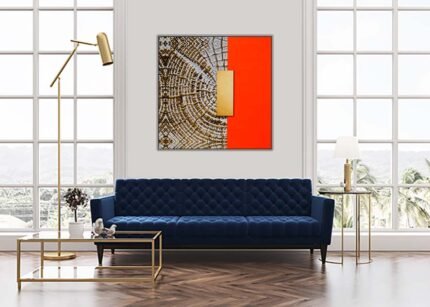 Modern High Gloss Abstract Style Wall Art | Contemporary Canvas Print-(Sizes in cm)