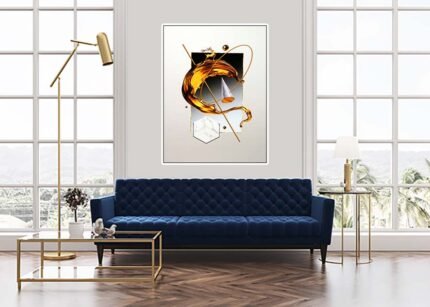 "Fish Wall Painting – A Splash of Serenity for Your Space"-(Sizes in cm)