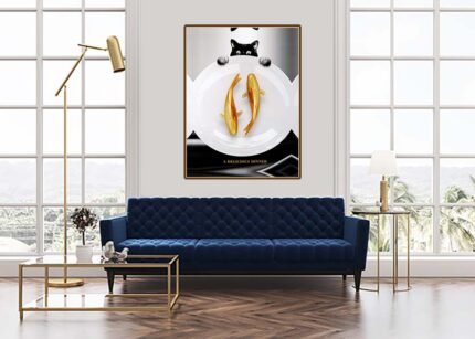 A Delicious Dinner Canvas Wall Art | Artistic Dining-Inspired Painting-(Sizes in cm)