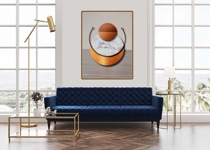 Abstract Harmony Canvas Wall Art | Modern Artistic Balance for Contemporary Spaces-(Sizes in cm)