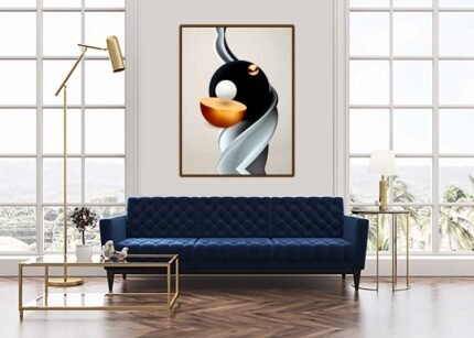 Element Eye-Catching Wall Painting – Bold Modern Art-(Sizes in cm)