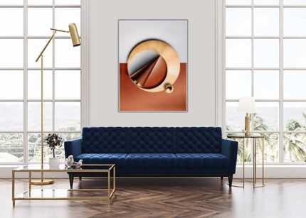 Warm and Woody - Cozy Wall Painting-(Sizes in cm)