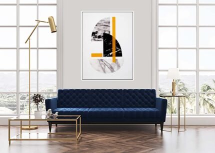 Luxe Marble Fusion - Black, White & Gold-(Sizes in cm)