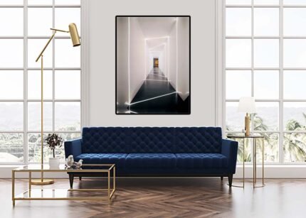 Lights and Corridor Mysterious - Atmospheric Wall Painting-(Sizes in cm)
