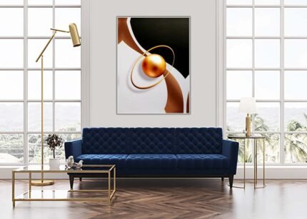 Circular Ring Different Wall Painting – Unique Modern Art-(Sizes in cm)