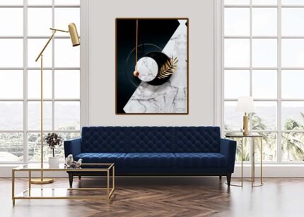 Radiant Gold Leaf - Statement Wall Art-(Sizes in cm)