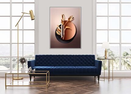 Bloom Gracefully - Elegant Flower-Themed Wall Art-(Sizes in cm)