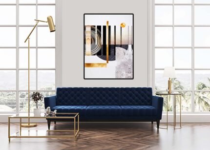 Eclectic Harmony - Mixed Patterns Wall Art-(Sizes in cm)