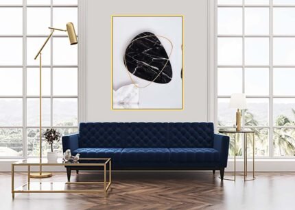 Two Ovals Unique Design - Modern Wall Painting-(Sizes in cm)