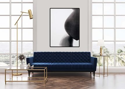 Monochrome Imprint - Thumbprint Effect Wall Art-(Sizes in cm)