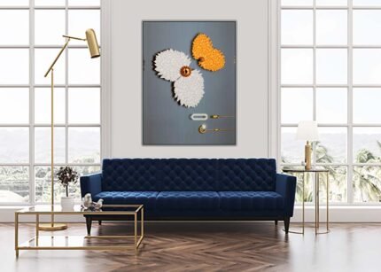 "Lumi" by Aura Art London | Contemporary Elegance in Abstract Wall Art-(Sizes in cm)