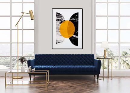 Subtle Butterfly Grace - Abstract Solid Figures Wall Art-(Sizes in cm)