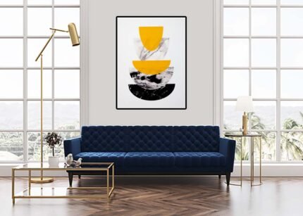 Classic Yellow - Adorable Wall Painting-(Sizes in cm)