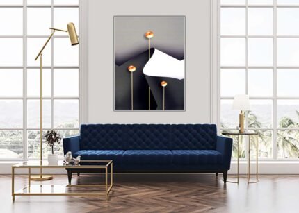 Unique Ombre Effect Wall Painting – Elegant Gradient Art-(Sizes in cm)