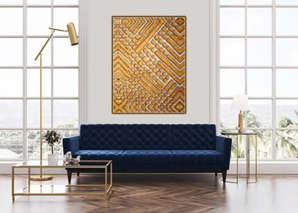 Rich Gold Pattern Home Decor Wall Painting-(Sizes in cm)