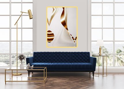 Simple and Off-White Wall Painting – Elegant Minimalist Art-(Sizes in cm)
