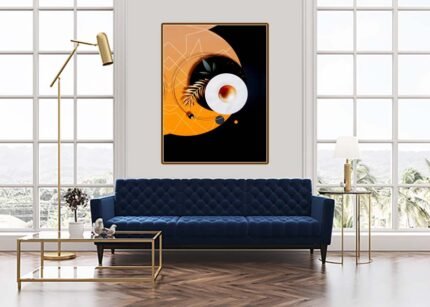 Moon Inspired : Soft Aesthetic Decor Wall Painting-(Sizes in cm)